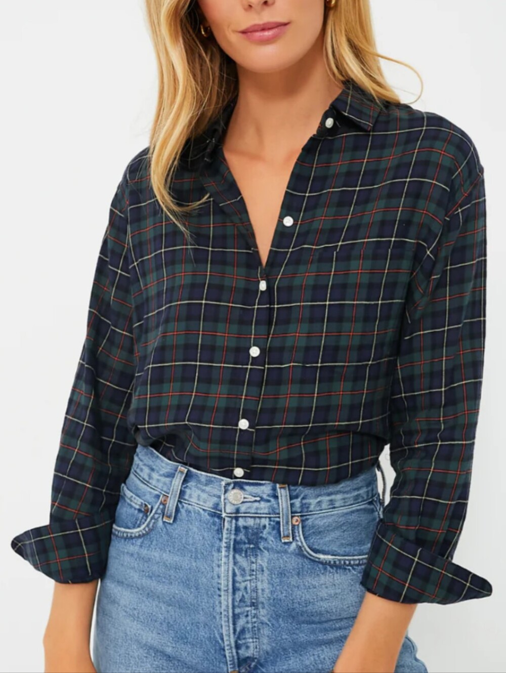 Trovata Birds Of Paradise Coachmen Plaid Blake Shirt